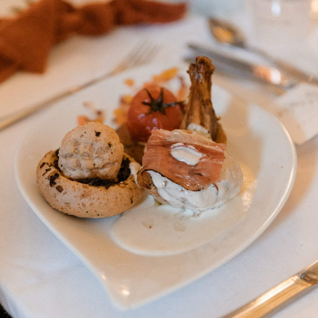 Fondant de pintade et sa sauce comté